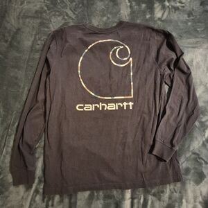 Carhartt Men's Long Sleeve Shirt - Black